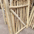 Staketenzaun Tor Premium aus Robinien Holz, Ansicht 3