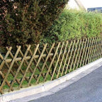 Scherenzaun/Jägerzaun Kiefer, KDI-grün, Ansicht 3