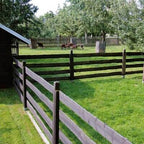 Bonanzazaunbohlen Lärche, roh, Ansicht 3
