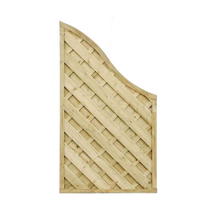 Diagonalzaun „Tosca“, kesseldruckimprägniert, Ansicht 7