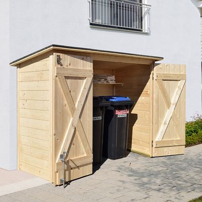 Fahrrad-/Mülltonnenbox, Ansicht 3