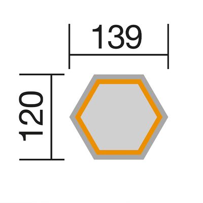 6-Eck-Hochbeet aus Fichtenholz, Ansicht 8