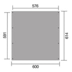 Doppelcarport mit Trapezblech-Dach KDI, Ansicht 8