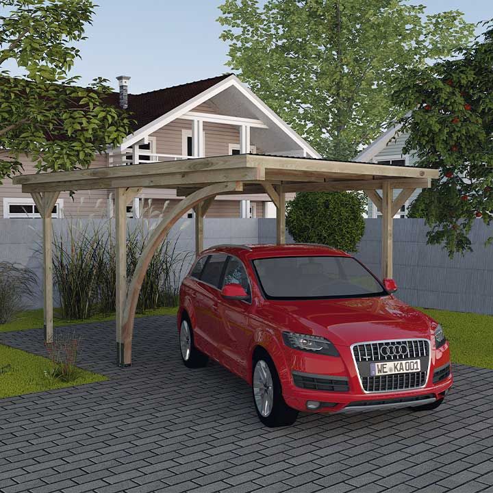 Einzelcarport KDI, Ansicht 12