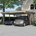 Flachdach-Doppelcarport KDI, Ansicht 8