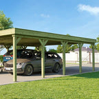 Doppelcarport mit Trapezblech-Dach KDI, Ansicht 9