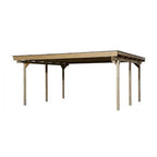 Flachdach-Doppelcarport KDI, Ansicht 5