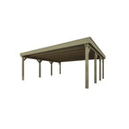 Doppelcarport mit Trapezblech-Dach KDI, Ansicht 3