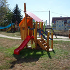 Spielanlage "Treben" mit Edelstahlrutsche