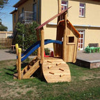 Spielanlage „Treben“ mit Edelstahlrutsche, Ansicht 3