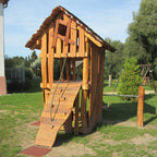 Pfahldorfhaus "Prießnitz" mit Edelstahlrutsche