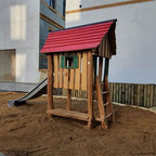 Spielhaus „Ellernweg“ mit Edelstahlrutsche, Ansicht 3
