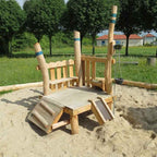 Kleine Sandbaustelle "Kesselshain"
