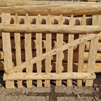 Staketenzaun Tor Standard aus Robinien Holz, Ansicht 3