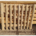 Staketenzaun Tor Standard aus Robinien Holz