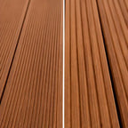 Terrassendiele Bangkirai, Riffel-/Trapezprofil, Ansicht 8