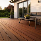 Terrassendiele Bangkirai, Riffel-/Trapezprofil, Ansicht 4