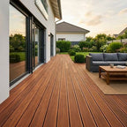 Terrassendiele Bangkirai, Riffel-/Trapezprofil, Ansicht 3