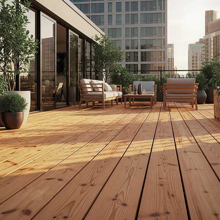 Terrassendiele Kanadische Lärche, Ansicht 2