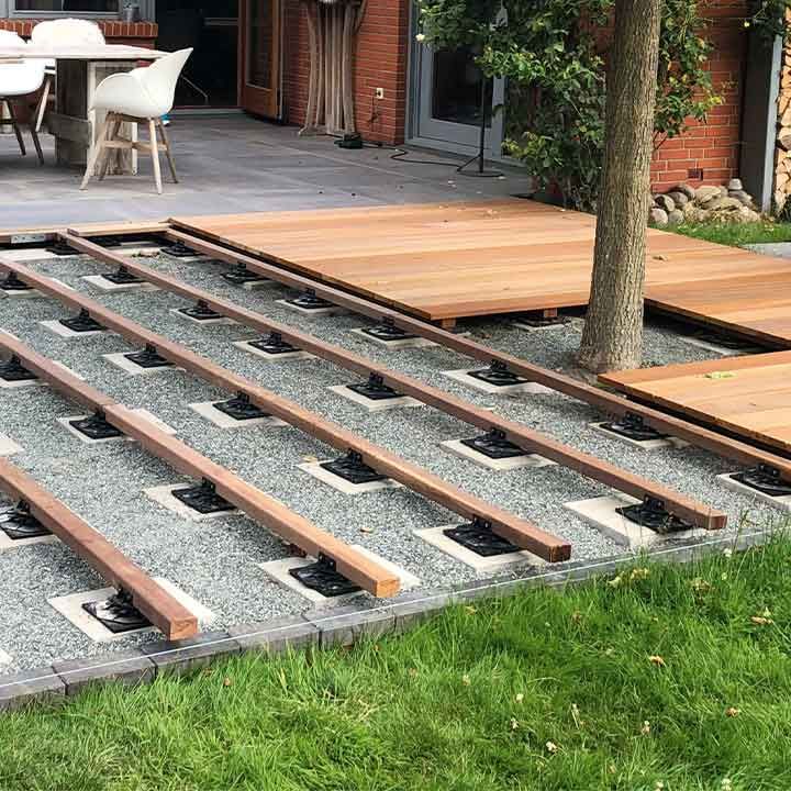 Unterkonstruktion Thermisch Modifizierte Esche, Ansicht 2